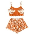 thumbnail image 1 of Shorts de Pyjama pour Femmes Ensemble de Maillot de Bain Shorts de Pyjama pour Femmes Hauts de Pyjama pour Femmes Grande Poitrine Bandeau Hauts de Pyjama pour Femmes Shorts de Compression pour la Natation, 1 of 6