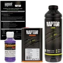 Raptor Bright Purple Urethane Spray-On Truck Bed Liner Texture Coating,1 Liter