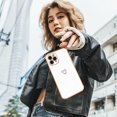 thumbnail image 6 of Compatible with iPhone 11 pro Case,Full Camera Lens Protection Raised Reinforced Corners TPU Love Heart Plating Bumper Case Cute Slim Shockproof Case Cover, iPhone 11 Pro Case Milky White, 6 of 7