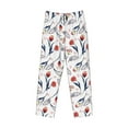 thumbnail image 4 of Xecao Tulips Flowers Men's Straight Lounge Pajama Pants: The Ultimate in Comfortable Sleepwear, 4 of 9
