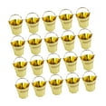 thumbnail image 5 of FVDPWYE 20Pcs Small Candy Buckets Cookie Barrel Party Favors with Handle Fashion Wedding Gold, 5 of 9