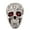 D, variant on Harliver Halloween Skull Heads with LED Light Up Glowing Eyes, Skull Figurine Miniature Skeleton Head Table Decor, Human Skeleton Head Gothic Tabletop Figurine for Halloween Decoration
