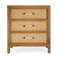 thumbnail image 6 of Butler Specialty Company Mesa Cane And Solid Wood  3 Drawer Chest - Natural, 6 of 9