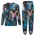 thumbnail image 5 of Dead by Daylight DBD Men's Lounge Pajamas Set 2-Piece Crew Neck Sleepwear Soft Long Sleeve Top & Pants for Sleep, Home & Vacation S, 5 of 8