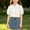 White, variant on Rvasteizo Toddler Button Down Shirt Solid Lace Lapel Short Sleeve Button Shirt Basic Wear for Girls