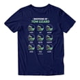 thumbnail image 2 of Disney Pixar Hoppers Emotion Of Tom Lizard Women's T-Shirt (Navy, S-2XL), 2 of 5
