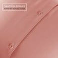thumbnail image 4 of Nestl Pillow Sham Set of 2, Premium 1800 Series Double Brushed Bed Pillow Cases, Misty Rose, Euro 18" X 18", 4 of 5