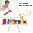 thumbnail image 2 of Colorido Glockenspiel Xilófono Madera y Aluminio Percusión Instrumento Musical Educativo, 2 of 7