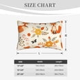thumbnail image 6 of Haiem Pillowcase for Hair and Skin Queen - Flower Fox Printed Soft Pillowcase with Envelope Closure-16"x24", 6 of 9