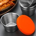 thumbnail image 1 of unbranded 4Ud Recipientes Pequeños Para Salsas Y Aderezos Acero Inoxidable Para Uso En Cocina, 1 of 8