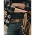 thumbnail image 2 of Cinturón con trinquete de piel CHAOREN para hombre, ajuste personalizable, 2 of 6
