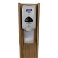 thumbnail image 3 of Wooden Mallet HSS2LO 48.75 x 14 x 14 in. Oak Hand Sanitizer Dispenser Stand & Elegant Design, Light Oak, 3 of 6