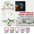 thumbnail image 2 of Wolverine Canvas Wall Art by DreamController- 14x14 inches Marval Wall Decor | HD Printed & Wooden framed wall art | Modern Wall Decor for Bedroom, Living Room, Office, Kids Room | Made in USA, 2 of 5
