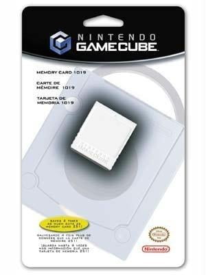 official gamecube memory card