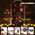 thumbnail image 6 of ZOEYKIMLO Halloween Decorations Outdoor, Solar Pumpkin Halloween Path Lights for Yard Garden Lawn Party Decor, 4Pack, 6 of 9