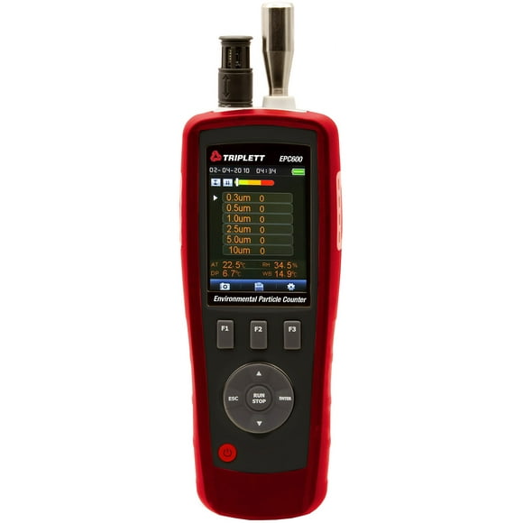 Triplett EPC600 Compteur de Particules Écologique Portatif et Moniteur de Qualité de l'Air