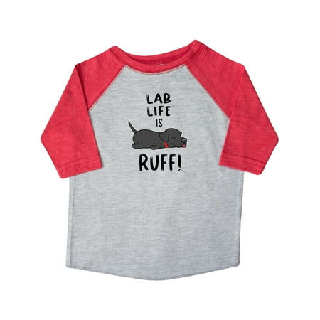 

Inktastic Lab Life is Ruff! Labrador Retriever Gift Toddler Boy or Toddler Girl T-Shirt