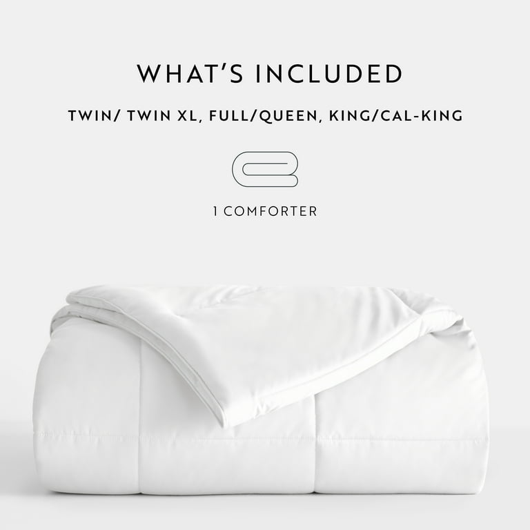 Noble Linens White All-Season Down-Alternative Comforter Full/Queen photo 4