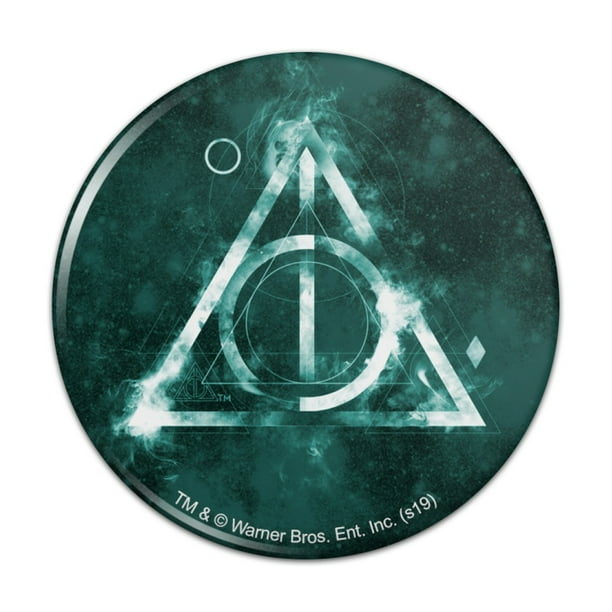 Harry Potter Deathly Hallows Logo Compact Pocket Purse Hand Cosmetic Makeup Mirror Walmart Com Walmart Com