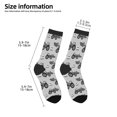 thumbnail image 2 of Rocae Gray Tractor for Girls Boys Crew Socks,Children's Socks, Kids Socks, Toddler Socks: Daily Wear with Kids School Uniform, 2 of 5