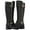 Black-19YY03, variant on GLOBALWIN Women's Brown Quilted Knee-High Fall Winter Fashion Riding Boots 9.5M