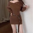 thumbnail image 5 of Women Western Belts Vintage Cow Rivet Leather Belt Y2k Punk Waist Belt Versatile Belt for Jeans Dress Pants, 5 of 7