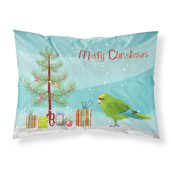 Zealand Parakeet Merry Christmas Fabric Standard Pillowcase CK4501PILLOWCASE