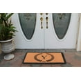 thumbnail image 3 of A1 Home Collections First Impression Divina Handwoven Extra Thick Leaf Doormat Monogrammed Y,Large (24"X39"), 3 of 7