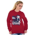 thumbnail image 3 of Vintage Betty Boop Utah State Outline Women Plus Size Sweatshirt Brisco Brands 4X, 3 of 5