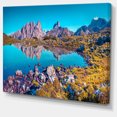 thumbnail image 2 of Lago Rienza Ursprung Panorama - Grande Impression sur Toile, 2 of 4