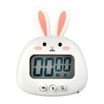 thumbnail image 1 of Cute White Bunny Digital Timer - 99H Countdown Timer with Large Display, Magnetic Back & Kickstand, Easy-to-Operate Reminder for Kids' Learning, Cooking & Daily Tasks (AAA Battery Not Included) -, 1 of 6