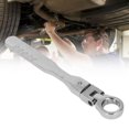 thumbnail image 3 of 9 Pcs Detachable Ratchet Wrench Set Combination Ended Spanner Kits 180 Degree Rotating  Head Silver For Maintenance, 3 of 8