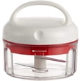 thumbnail image 1 of Mini Manual Garlic Chopper Mini Crusher Portable Vegetable Chopper Chopper Chopper Meat Cutting Machine For Garlic Ginger Onion Food, 1 of 5
