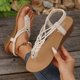 thumbnail image 1 of WILLBEST Sandalias De Plataforma De Verano Para Mujer, Cómodas Chanclas De Tacón Medio, Zapatos Casuales Para Caminar En La Playa, Para Vacaciones, Citas Nocturnas, 1 of 8