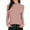 13# Pink, variant on Long Sleeve Shirts for Women Mock Turtleneck Basic T Shirt Fall Winter Stretch Fitted Thermal Underwear Tops（Brown，S）