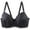 Black, variant on Womens Bras Comfortable D Cup Wire Push Up Everyday Bra Full Cup Lace Solid Color Bra for Daily S