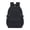 Black, variant on School Backpack Canvas Tote Bag Teens Padded Shoulder Bookbag with Pockets Printed Back To School Supplies Gym / Sports / Yoga,One Size,Green