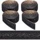 thumbnail image 1 of Moldura autoadhesiva 3D negra de 362 x 1,8 pulgadas para papel tapiz, borde flexible para zócalo, borde de pared adhesivo con espejo, líneas de base de espuma, 1 of 9