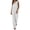 White-wide leg pants for women, variant on Plus Size Cotton Linen Sets for Women Sleeveless V Neck Tank Tops Matching Wide Leg Pants Summer 2 Piece Casual Set