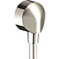 thumbnail image 3 of hansgrohe FixFit Prise Murale de Douche à Main Connexion Filetée 1/2 Pouce Montage Moderne Rond en Nickel Poli, 27458833, 3 of 4