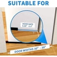 thumbnail image 3 of Door Draft Stopper, Strong Adhesive Door Sweep For Exterior And Interior Doors, Cuttable Under Door Seal 39, 3 of 5
