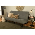 thumbnail image 3 of Kodiak Furniture Carson Wood Futon in Java Brown with Marmont Thunder Mattress, 3 of 5