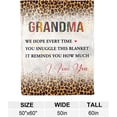 thumbnail image 3 of XZYG Grandmother Birthday Gifts for Grandma Blanket Grandma Birthday Gifts IdeasBest Grandma Birthday Party DecorationsNational Grandparents Day Gift Blanket(40*50inch), 3 of 7