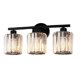 thumbnail image 2 of MFXH L&aacute;mpara de Tocador de 3 Luces con Bombillas de Burbujas de Cristal, L&aacute;mpara de Pared de Ba&ntilde;o para Arriba del Espejo, 2 of 7