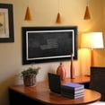 thumbnail image 1 of Rayne Mirrors American Made Rayne Grand Black and Aged Silver Blackboard/Chalkboard, 1 of 5