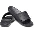 thumbnail image 5 of Sandalias clásicas sin cordones con punta abierta en negro (una pieza), 5 of 5
