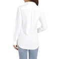 thumbnail image 4 of Deals Of The Day Clearance Button Down Shirts for Women Womens Long Sleeve Tops Collared V Neck Shirts Lightweight Sweatshirt 2024 Fall Fashion Clothes, 4 of 7