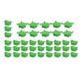 thumbnail image 3 of 10 conectores de vías de tren para construcción de juguetes, juego educativo de aprendizaje Verde, 3 of 9