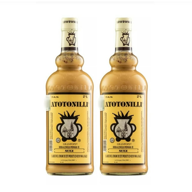 Duo Pack Rompope Atotonilli Nuez 1000 Ml Atotonilli Rompope