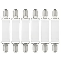 Uxcell Dress Cinch Clip Sweater Clips Shawl Cardigan Collar Clips Scarf Clip for Women White